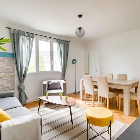 Le Vintage Pop Pres De Paris Apartment *